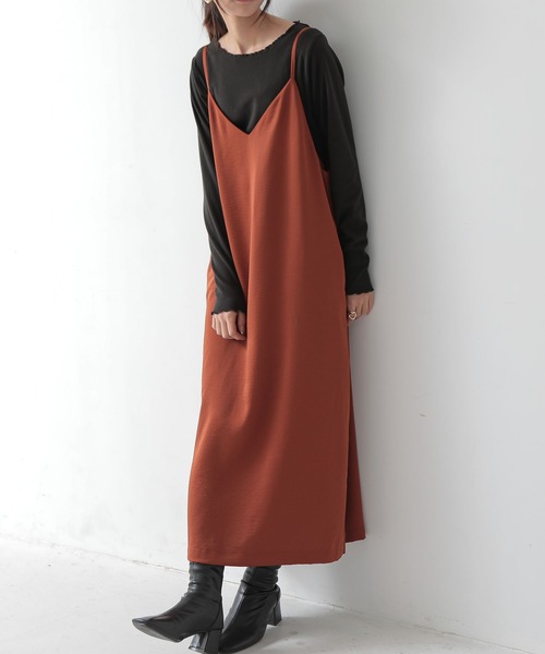 and it_(アンドイット)の「起毛リブメロークルーネック長袖Tシャツ(Tシャツ/カットソー・レディース・ブルー/グレイッシュベージュ/グリーン/アイボリー/ブラック・M)」の13枚目の写真