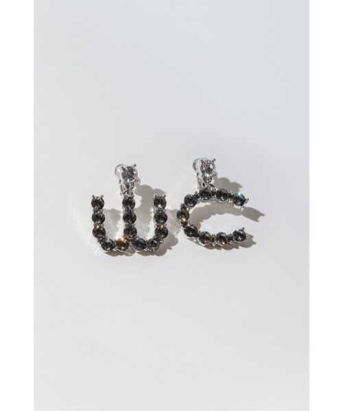 WCJ（ダブルシージェイ）の「WCビジューイヤリング（イヤリング・レディース・ブラック/グリーン・FREE）」の8枚目の写真