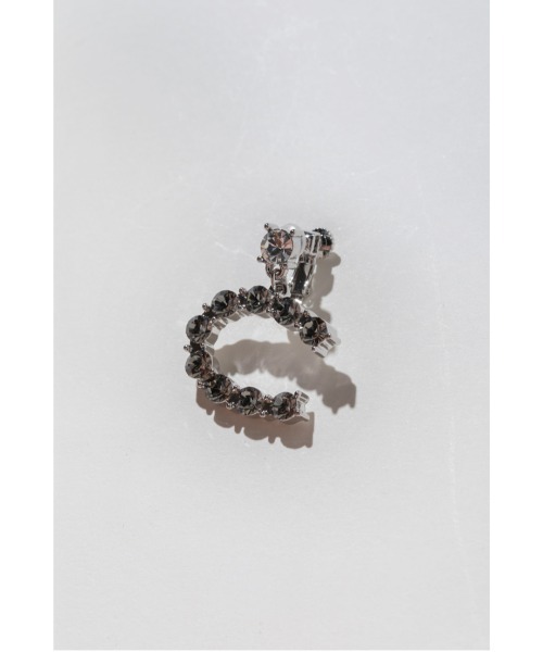 WCJ（ダブルシージェイ）の「WCビジューイヤリング（イヤリング・レディース・ブラック/グリーン・FREE）」の10枚目の写真