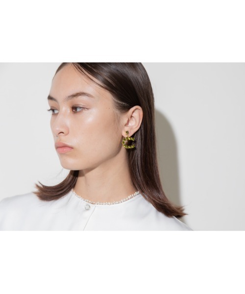 WCJ（ダブルシージェイ）の「WCビジューイヤリング（イヤリング・レディース・ブラック/グリーン・FREE）」の16枚目の写真