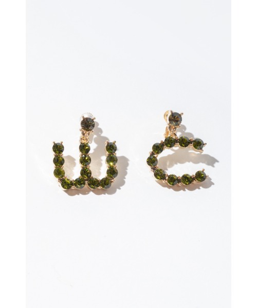 WCJ（ダブルシージェイ）の「WCビジューイヤリング（イヤリング・レディース・ブラック/グリーン・FREE）」の17枚目の写真