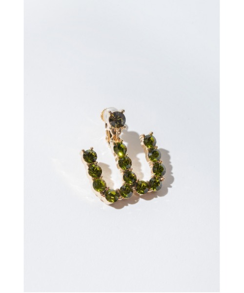 WCJ（ダブルシージェイ）の「WCビジューイヤリング（イヤリング・レディース・ブラック/グリーン・FREE）」の18枚目の写真