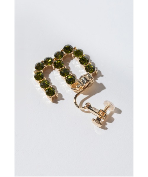 WCJ（ダブルシージェイ）の「WCビジューイヤリング（イヤリング・レディース・ブラック/グリーン・FREE）」の21枚目の写真