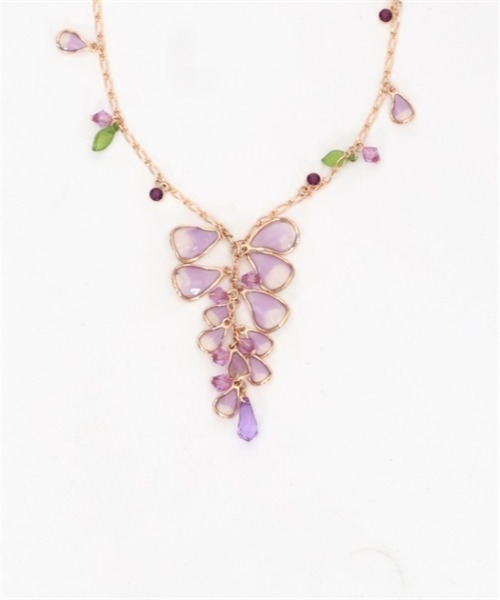 axes femme（アクシーズファム）の「藤の花モチーフネックレス（ネックレス・レディース・シルバー/ゴールド・FREE）」の11枚目の写真