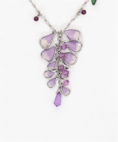 axes femme（アクシーズファム）の「藤の花モチーフネックレス（ネックレス・レディース・シルバー/ゴールド・FREE）」の5枚目の写真