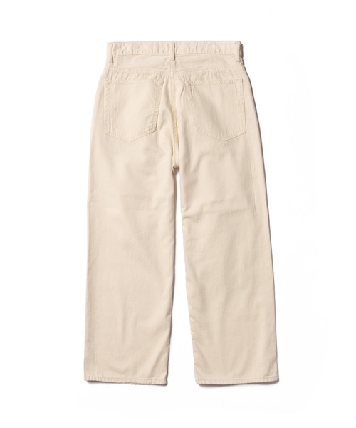 MR.OLIVE(ミスターオリーブ)の「RINSE WASH 8oz DENIM / 5 POCKET WIDE JEANS / M241103(デニムパンツ・メンズ・ブラック/インディゴブルー/キナリ・LARGE/SMALL/MEDIUM)」の13枚目の写真