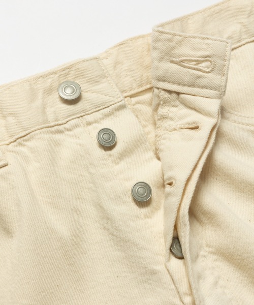 MR.OLIVE(ミスターオリーブ)の「RINSE WASH 8oz DENIM / 5 POCKET WIDE JEANS / M241103(デニムパンツ・メンズ・ブラック/インディゴブルー/キナリ・LARGE/SMALL/MEDIUM)」の19枚目の写真
