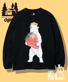 猫 Tシャツ go slow caravan ゴースローキャラバン タイ焼き ゴースローキャラバン 猫鯛焼きTシャツ 大きいサイズ ハチワレ