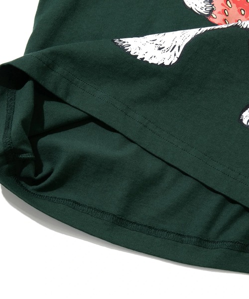 go slow caravan(ゴースローキャラバン)の「ogawa x gsc USA/C いちごクマ ロングスリーブTEE(Tシャツ/カットソー・メンズ・ホワイト/ブラック/グリーン系その他・MEDIUM/X-LARGE/LARGE)」の9枚目の写真