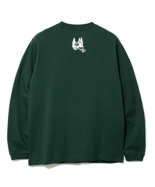 go slow caravan(ゴースローキャラバン)の「ogawa x gsc USA/C いちごクマ ロングスリーブTEE(Tシャツ/カットソー・メンズ・ホワイト/ブラック/グリーン系その他・MEDIUM/X-LARGE/LARGE)」の10枚目の写真