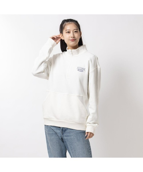 Reebok(リーボック)の「クラシック 1/4 ジップ スウェット / CLASSIC AE 1/4 ZIP SWEAT(スウェット・メンズ・オフホワイト/チャコールグレー・X-SMALL/LARGE/X-LARGE/SMALL/MEDIUM/XX-LARGE)」の8枚目の写真