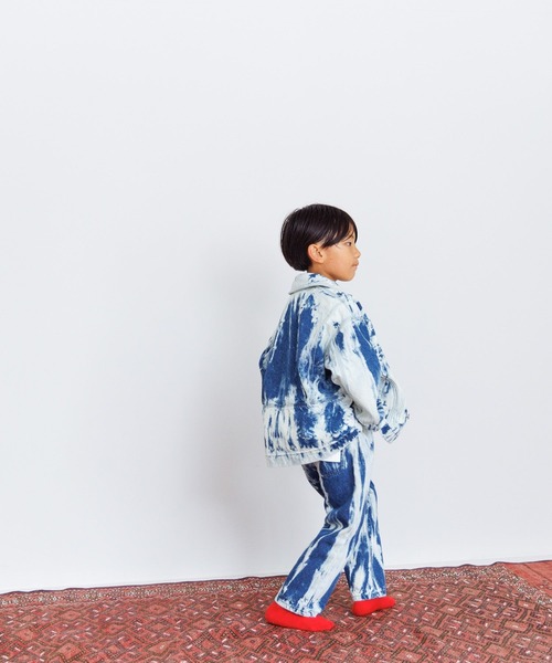 LOWRYS FARM（ローリーズファーム）の「カコウデニムストレートパンツ　 993711（デニムパンツ・キッズ・ブルー系その他/ブラック/ブルー/ブラック系その他・140cm/120cm/150cm/110cm/130cm）」の6枚目の写真