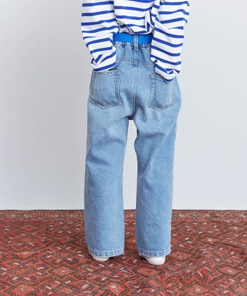 LOWRYS FARM（ローリーズファーム）の「カコウデニムストレートパンツ　 993711（デニムパンツ・キッズ・ブルー系その他/ブラック/ブルー/ブラック系その他・140cm/120cm/150cm/110cm/130cm）」の16枚目の写真