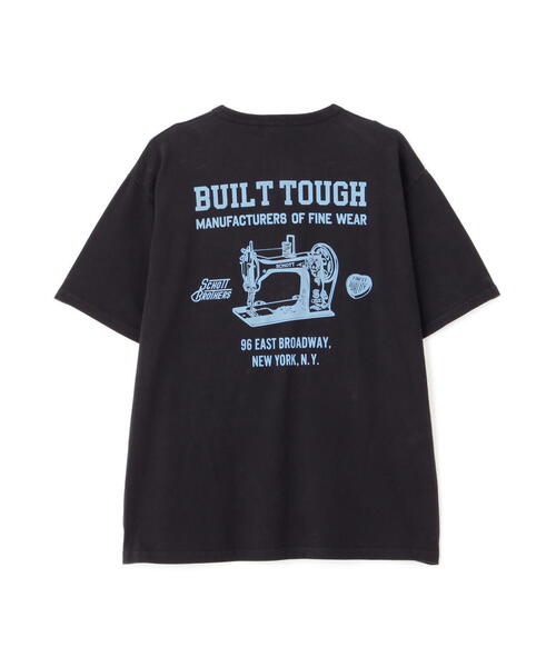 schott(ショット)の「Schott/ショット/HENLEY T-SHIRT"SEWING MACHINE"/ヘンリーTシャツ "ソーイングマシーン"(Tシャツ/カットソー・メンズ・ベージュ/ブラック・S/M/L/XL)」の14枚目の写真