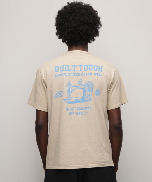 schott(ショット)の「Schott/ショット/HENLEY T-SHIRT"SEWING MACHINE"/ヘンリーTシャツ "ソーイングマシーン"(Tシャツ/カットソー・メンズ・ベージュ/ブラック・S/M/L/XL)」の22枚目の写真