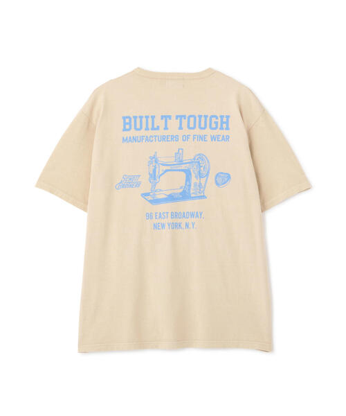 schott(ショット)の「Schott/ショット/HENLEY T-SHIRT"SEWING MACHINE"/ヘンリーTシャツ "ソーイングマシーン"(Tシャツ/カットソー・メンズ・ベージュ/ブラック・S/M/L/XL)」の9枚目の写真