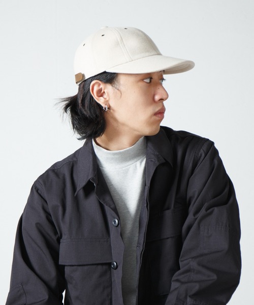 RACAL(ラカル)の「8Panel Round Visor Cap / 8パネルラウンドバイザーキャップ(キャップ・メンズ・アイボリー/ブラック・FREE)」の1枚目の写真