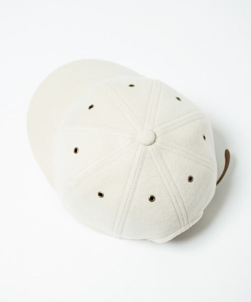RACAL(ラカル)の「8Panel Round Visor Cap / 8パネルラウンドバイザーキャップ(キャップ・メンズ・アイボリー/ブラック・FREE)」の4枚目の写真