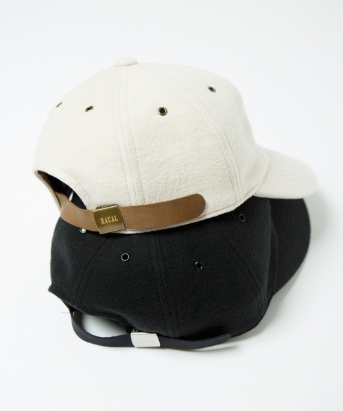 RACAL(ラカル)の「8Panel Round Visor Cap / 8パネルラウンドバイザーキャップ(キャップ・メンズ・アイボリー/ブラック・FREE)」の6枚目の写真