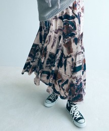 marjour | ART PRINT SKIRT(スカート)