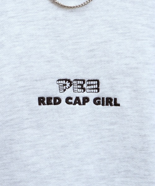 Red Cap Girl(レッドキャプガール)の「【PEZ × RED CAP GIRL】コラボ ビッグシルエット バックプリント刺繍 プルオーバースウェット ユニセックス(スウェット・メンズ・ネイビー/杢グレー/チャコールグレー/アイボリー・M/L)」の17枚目の写真