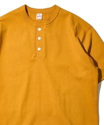 【Healthknit】Max Weight Jersey Henleyneck S/S / マックスウェイト ジャージー ヘンリーネックTシャツ