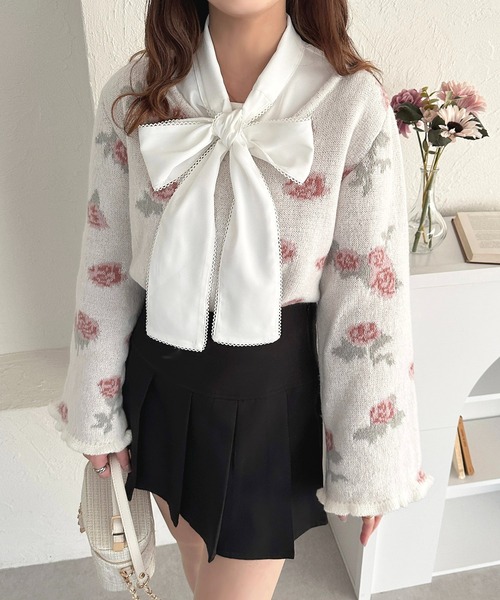 apres jour（アプレジュール）の「ピコレースボウタイ付け襟【ZOZOTOWN限定アイテム】（付け襟・レディース・オフホワイト/ホワイト系その他・ﾌﾘ-）」の11枚目の写真