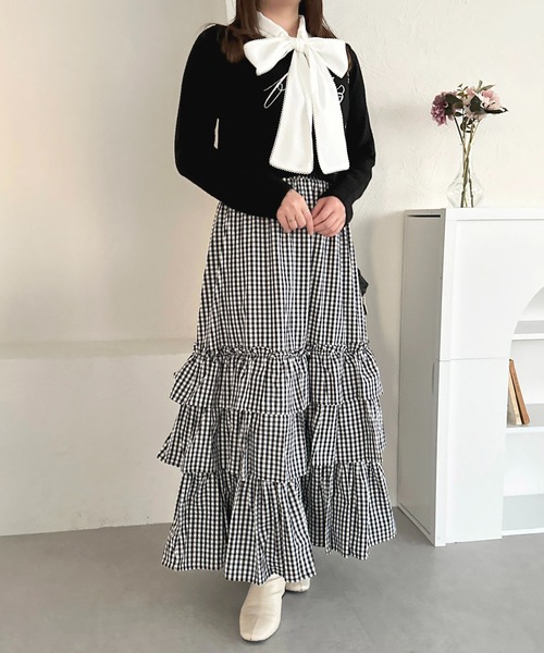 apres jour（アプレジュール）の「ピコレースボウタイ付け襟【ZOZOTOWN限定アイテム】（付け襟・レディース・オフホワイト/ホワイト系その他・ﾌﾘ-）」の15枚目の写真