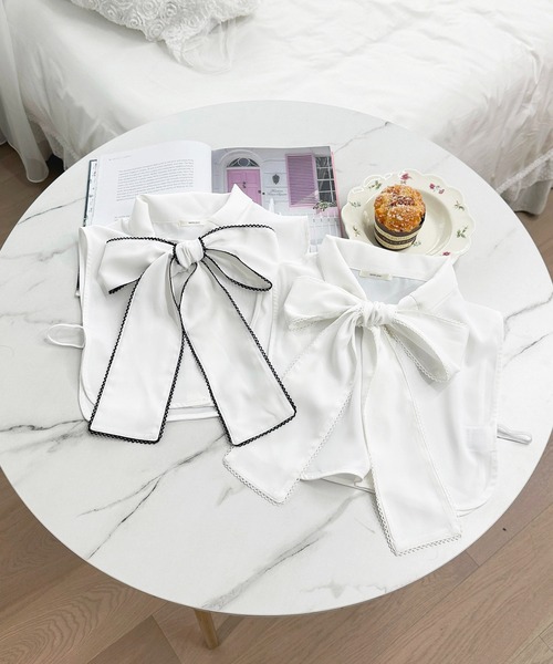 apres jour（アプレジュール）の「ピコレースボウタイ付け襟【ZOZOTOWN限定アイテム】（付け襟・レディース・オフホワイト/ホワイト系その他・ﾌﾘ-）」の20枚目の写真