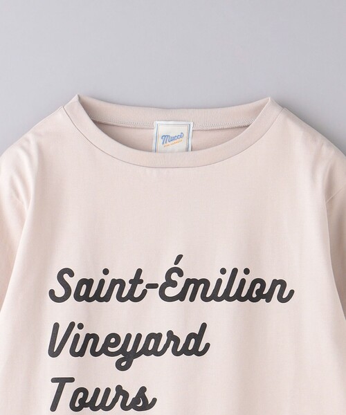 mucci（ムッチ）の「【別注】＜mucci＞LOGO ロングスリーブ Ｔシャツ（Tシャツ/カットソー・レディース・ブラック/ベージュ・0）」の13枚目の写真