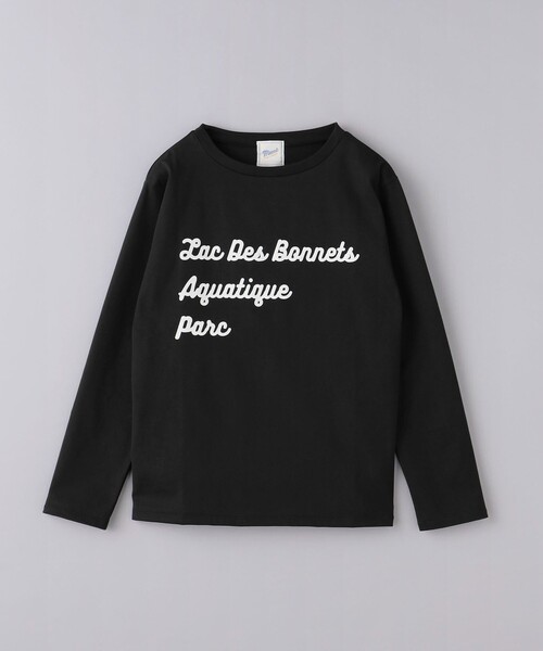 mucci（ムッチ）の「【別注】＜mucci＞LOGO ロングスリーブ Ｔシャツ（Tシャツ/カットソー・レディース・ブラック/ベージュ・0）」の17枚目の写真