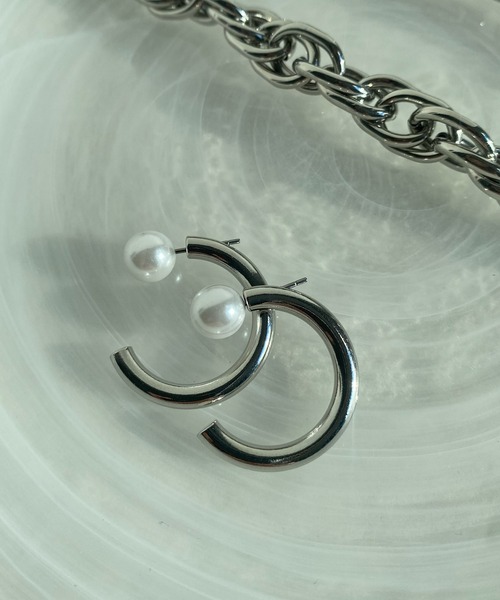 DouDou（ドゥドゥ）の「ピアリーセットピアス（ピアス（両耳用）・レディース・シルバー/シルバー系その他/ゴールド・FREE）」の4枚目の写真