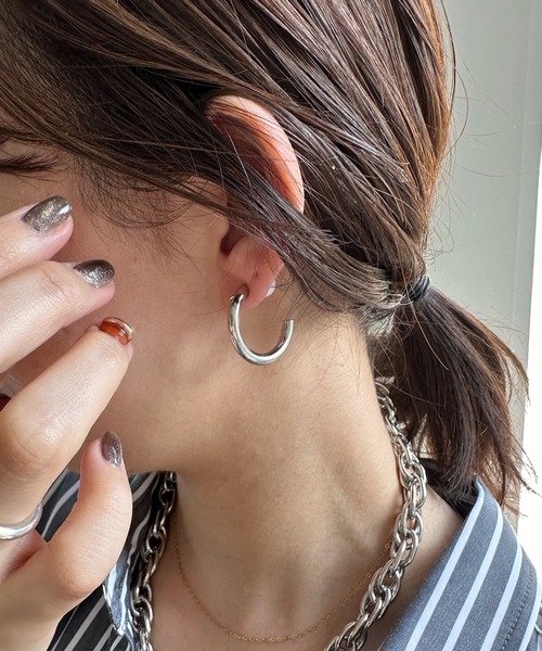 DouDou（ドゥドゥ）の「ピアリーセットピアス（ピアス（両耳用）・レディース・シルバー/シルバー系その他/ゴールド・FREE）」の10枚目の写真