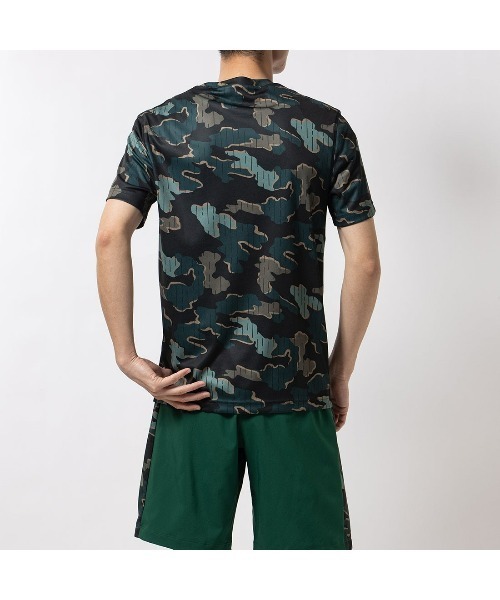 Reebok（リーボック）の「トレイン モーション カモ テック Tシャツ / TRAIN MOTION CAMO TECHTEE（Tシャツ/カットソー・メンズ・ブラック×ブルー/ブラック/アッシュ・LARGE/MEDIUM/SMALL/XX-LARGE/X-LARGE）」の10枚目の写真