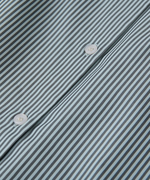 un dix cors(アンディコール)の「ストライプシンプルシャツ(シャツ/ブラウス・レディース・ネイビー/グリーン/ピンク・FREE)」の13枚目の写真