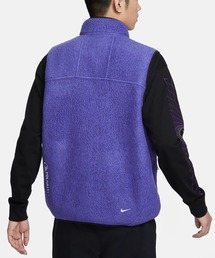 NIKE ACG フリースベスト 黒/紫/緑 NIKE ACG フリース ベスト ストリート スケーター アウトドア 黒