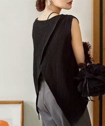 KOBE LETTUCE | [ 田中亜希子さんコラボ ]　ワッシャーバックディテールトップス(その他トップス)