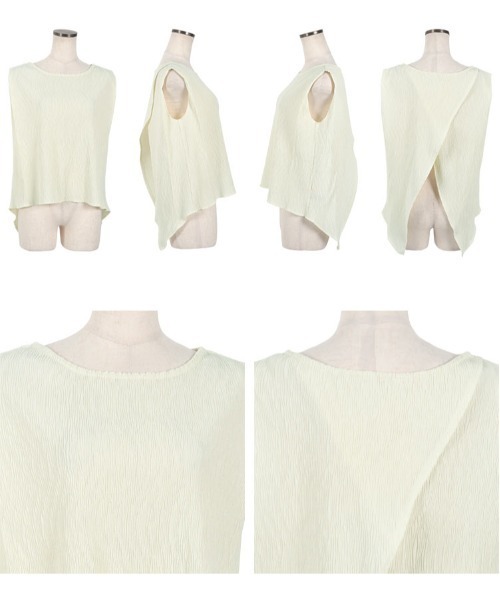 KOBE LETTUCE（コウベレタス）の「[ 田中亜希子さんコラボ ]　ワッシャーバックディテールトップス（その他トップス・レディース・ホワイト/レッド系/ターコイズブルー/ブラック・M/PM）」の13枚目の写真