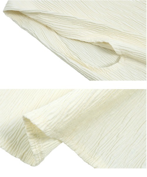 KOBE LETTUCE（コウベレタス）の「[ 田中亜希子さんコラボ ]　ワッシャーバックディテールトップス（その他トップス・レディース・ホワイト/レッド系/ターコイズブルー/ブラック・M/PM）」の14枚目の写真