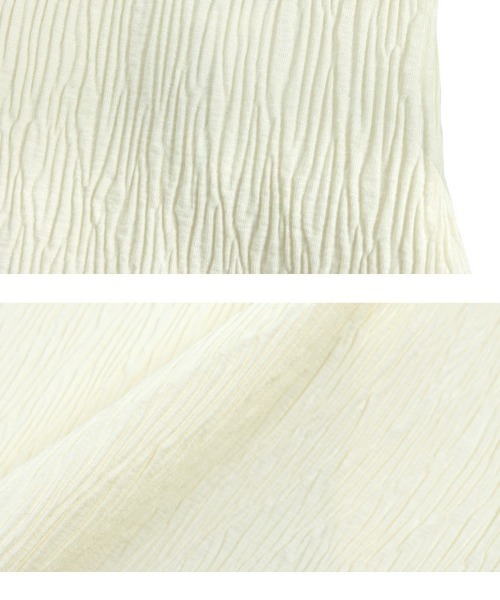 KOBE LETTUCE（コウベレタス）の「[ 田中亜希子さんコラボ ]　ワッシャーバックディテールトップス（その他トップス・レディース・ホワイト/レッド系/ターコイズブルー/ブラック・M/PM）」の15枚目の写真