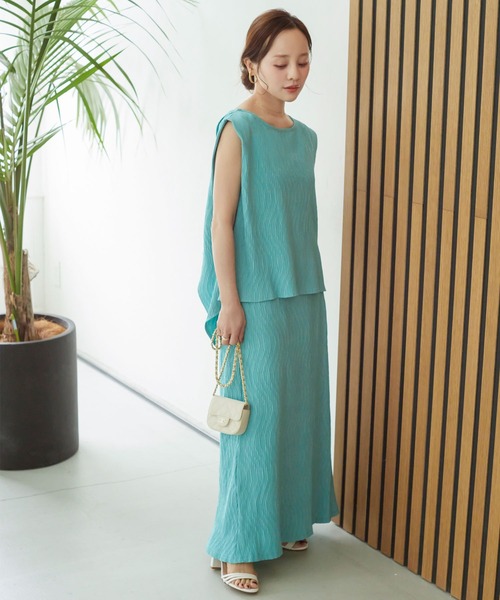 KOBE LETTUCE（コウベレタス）の「[ 田中亜希子さんコラボ ]　ワッシャーバックディテールトップス（その他トップス・レディース・ホワイト/レッド系/ターコイズブルー/ブラック・M/PM）」の21枚目の写真