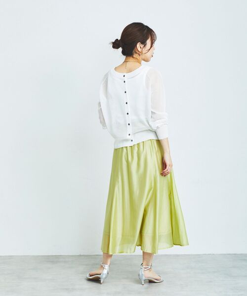 le.coeur blanc（ルクールブラン）の「シアー前後2WAYクルー