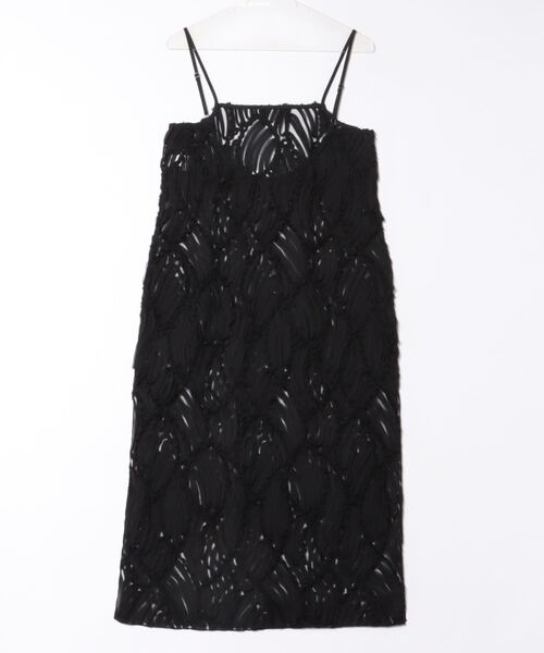 cepo(セポ)の「バテンレースキャミワンピース(ワンピース・レディース・オフホワイト/ブラック・M)」の3枚目の写真