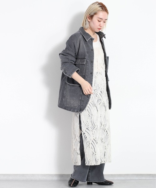 cepo(セポ)の「バテンレースキャミワンピース(ワンピース・レディース・オフホワイト/ブラック・M)」の6枚目の写真