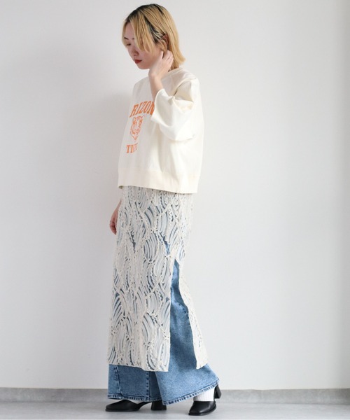 cepo(セポ)の「バテンレースキャミワンピース(ワンピース・レディース・オフホワイト/ブラック・M)」の22枚目の写真