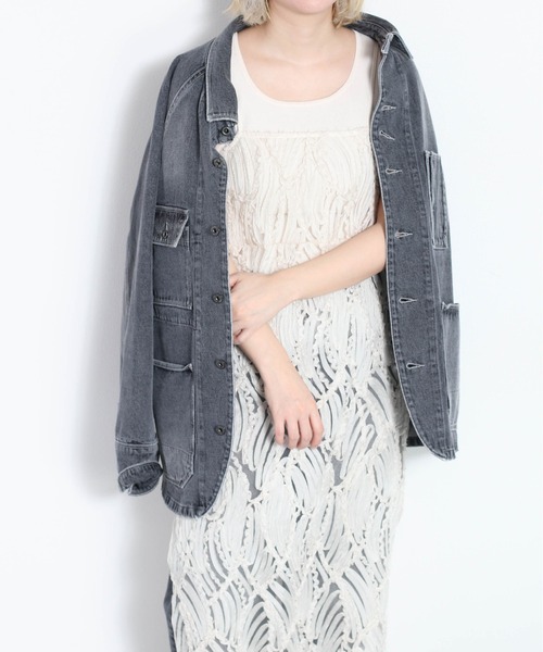 cepo(セポ)の「バテンレースキャミワンピース(ワンピース・レディース・オフホワイト/ブラック・M)」の8枚目の写真