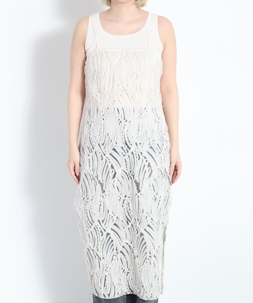 cepo(セポ)の「バテンレースキャミワンピース(ワンピース・レディース・オフホワイト/ブラック・M)」の10枚目の写真