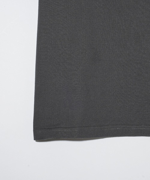 X-girl（エックスガール）の「CONTRAST STRIPE S/S BABY TEE（Tシャツ/カットソー・レディース・オリーブ/ホワイト/チャコール・S/M）」の9枚目の写真