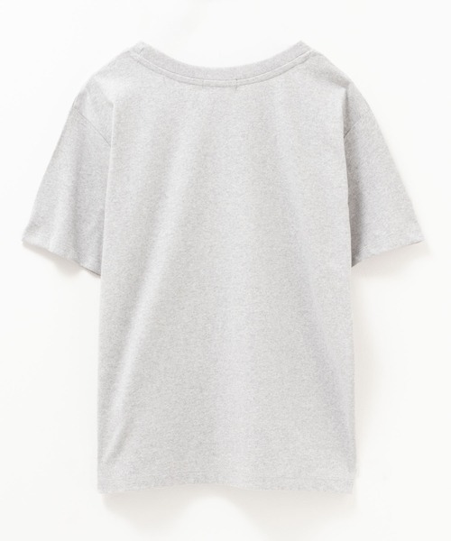 NAVY(ネイビー)の「NAVY メッセージプリントTシャツ(Tシャツ/カットソー・レディース・杢グレー/ブラック/ブラウン・L/M/S/XL)」の18枚目の写真