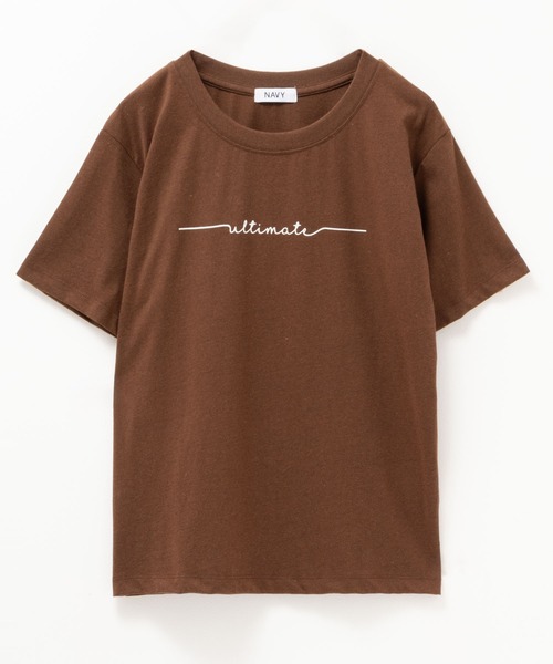 TWS ツアー シャツ NAVY M + トレカ セール】NAVY メッセージプリントTシャツ（Tシャツ/カットソー